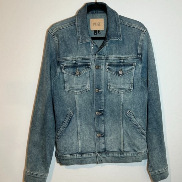 Size Medium PAIGE Men's Scout Denim Jacket